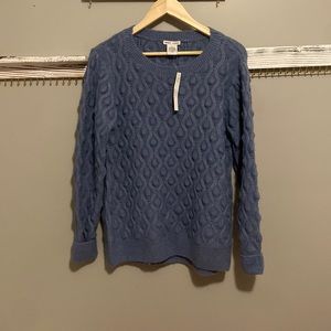 Sweet Romeo brand popcorn texture sweater